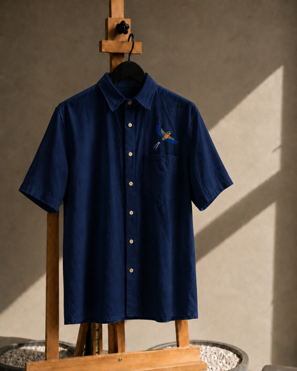 Camisa Vuelo | 100% Algodón Bordado