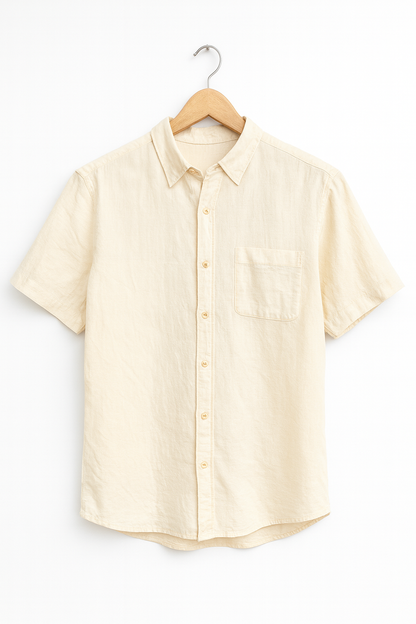 Camisa de Manta Hindú Manga Corta | Línea 1530