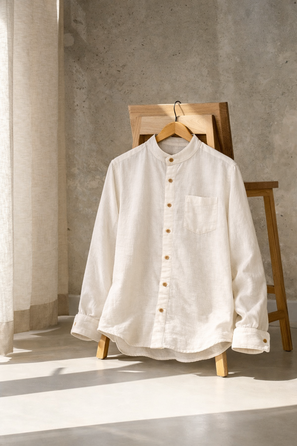 Camisa Manga Larga Manta hindú | Línea 1530