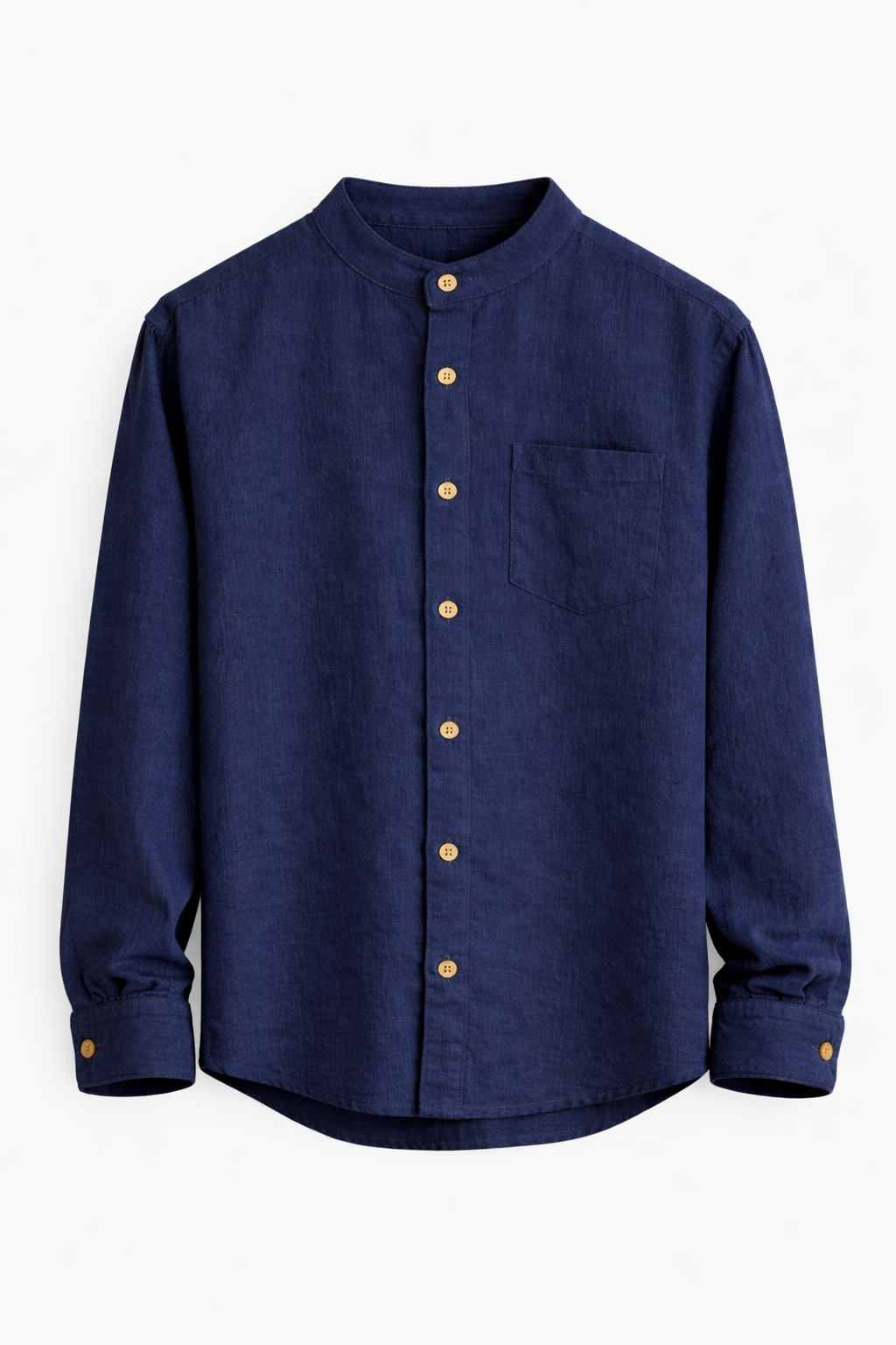 Camisa de Manta Hindú color Azul Manga Larga | Línea 1530