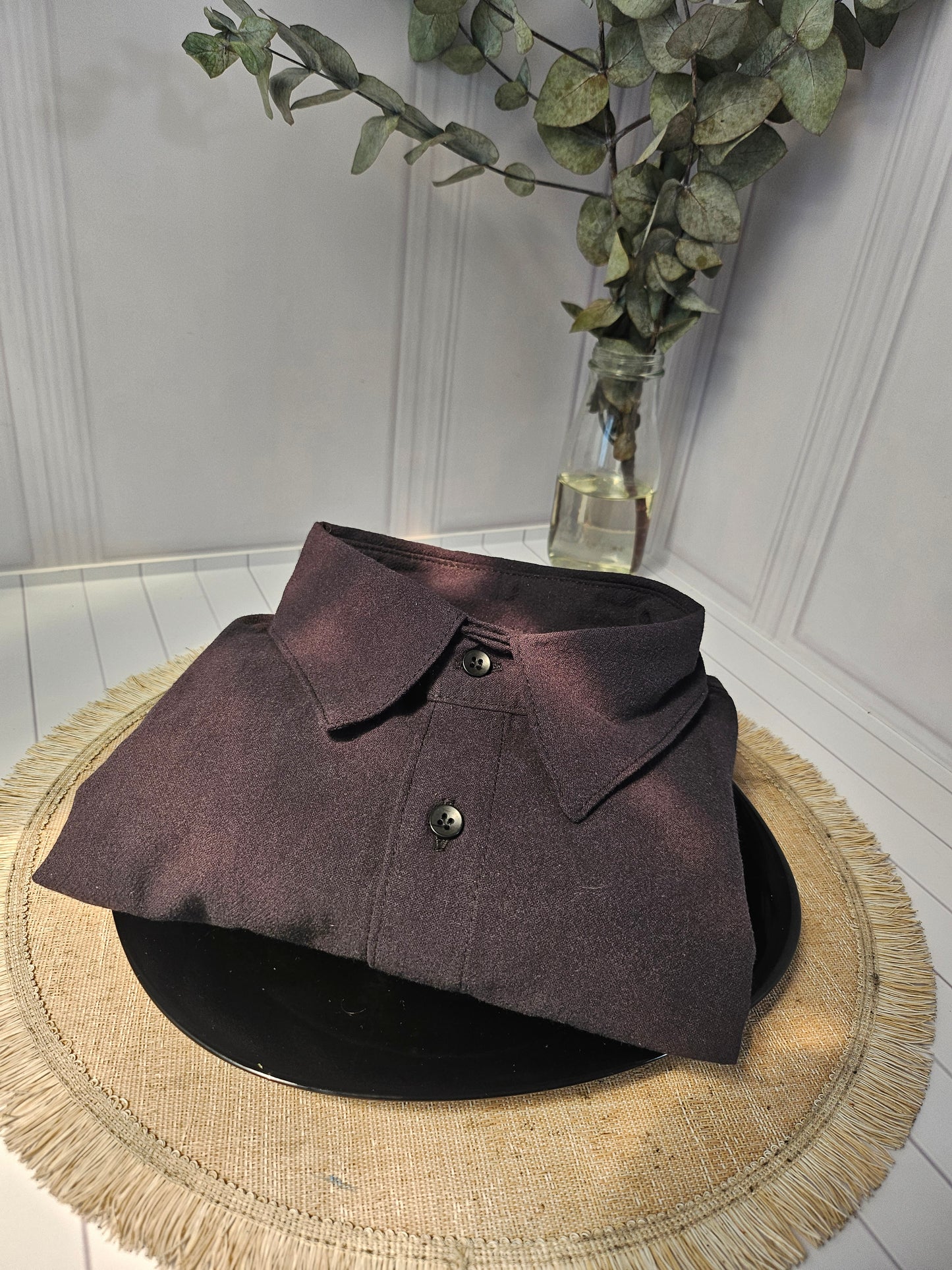 Camisa de Manta Hindú Manga Corta | Línea 1530