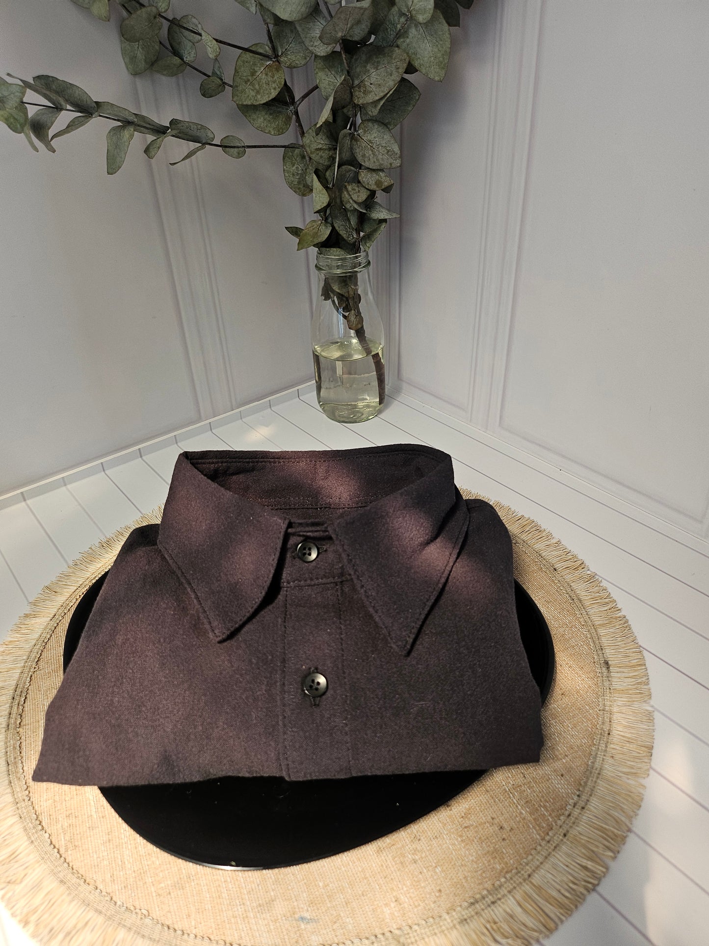 Camisa de Manta Hindú Manga Corta | Línea 1530